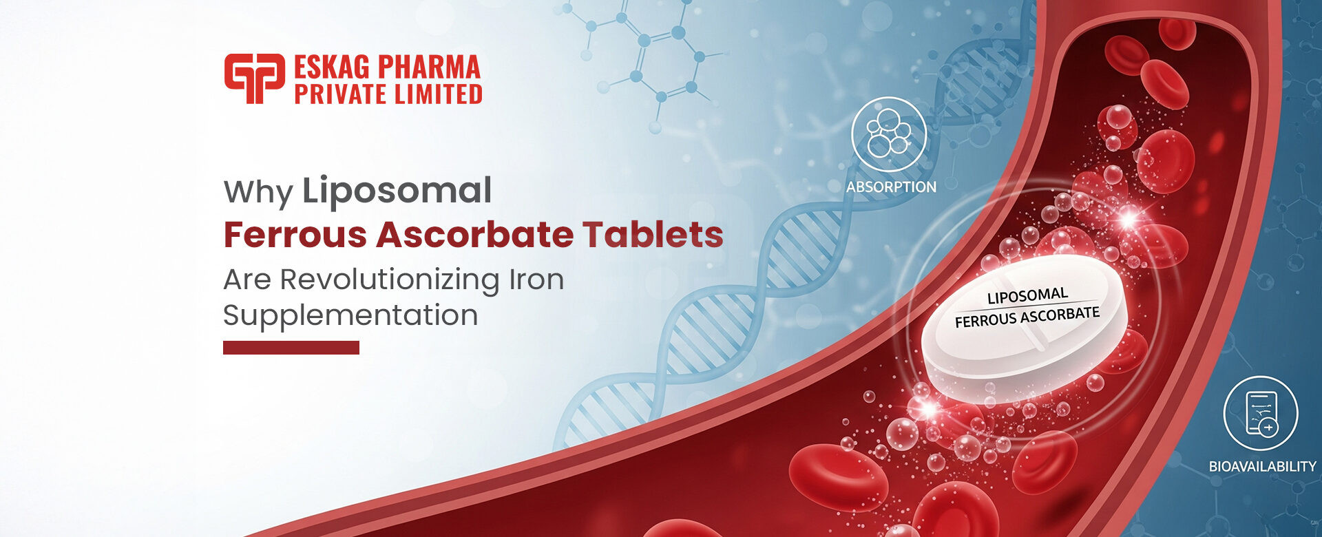 liposomal ferrous ascorbate tablet