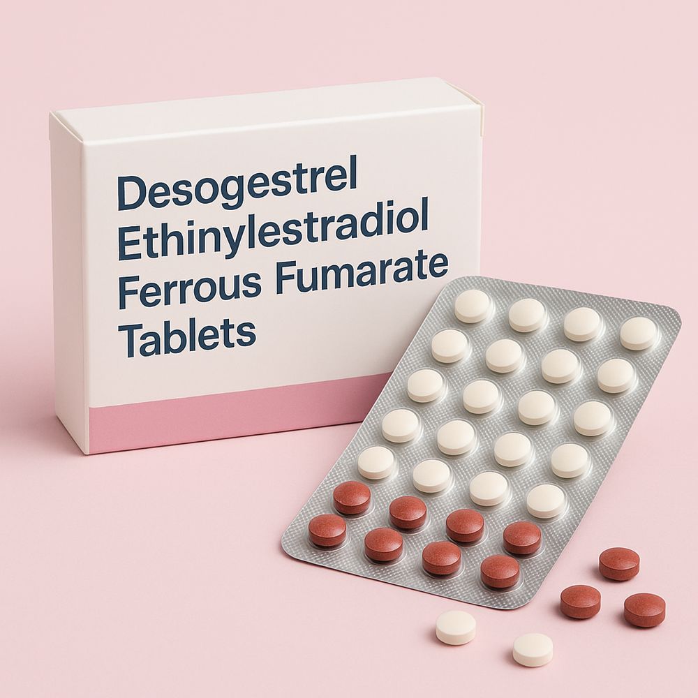 Desogestrel Ethinylestradiol Ferrous Fumarate Tablets