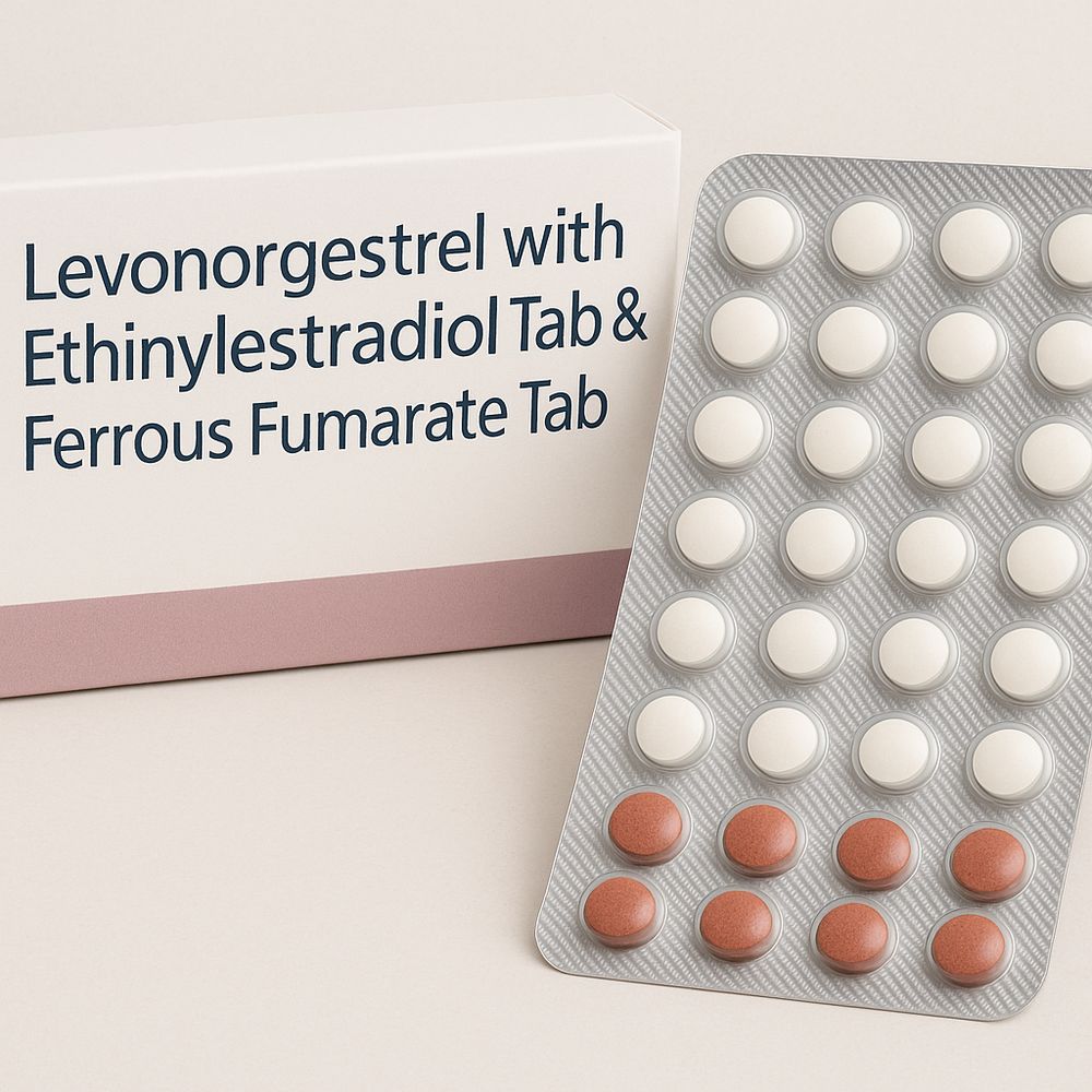 Levonorgestrel with Ethinylestradiol Tab & Ferrous Fumarate Tab