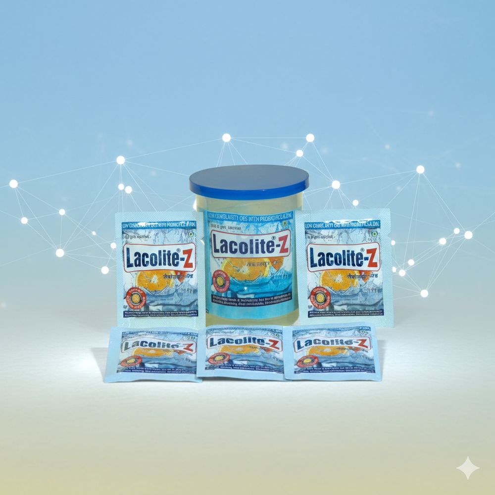 Probiotic with Sodium Chloride, Potassium Chloride, Sodium Citrate, Dextrose and Zinc Sachet