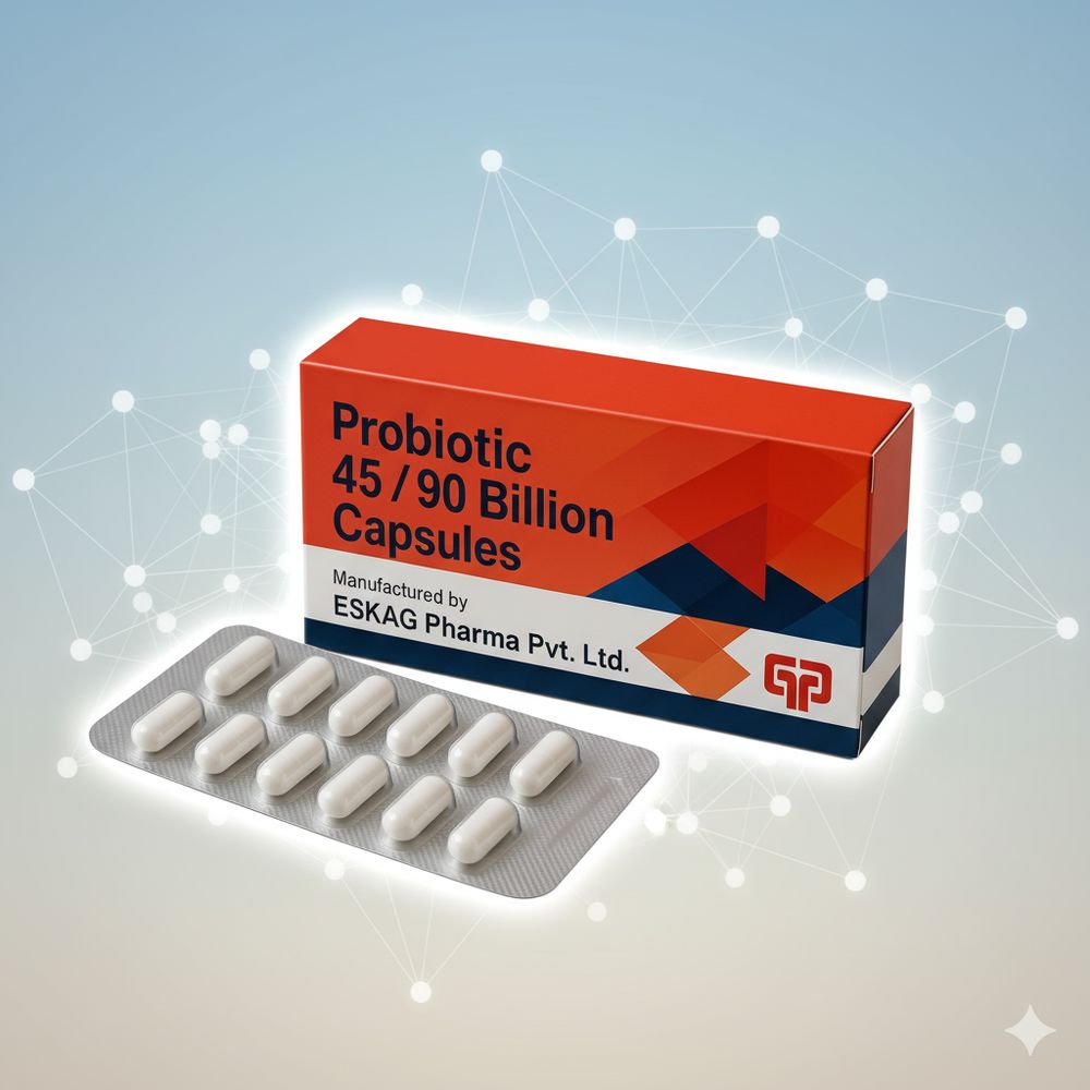 Probiotic 45 / 90 Billion Capsule: Streptococcus Thermophilus, Lactobacillus Acidophilus, Bifidobacterium Longum, Fructo-oligosaccharides & Excipients