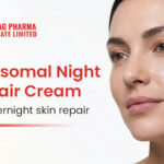 Liposomal night repair cream for overnight skin repair