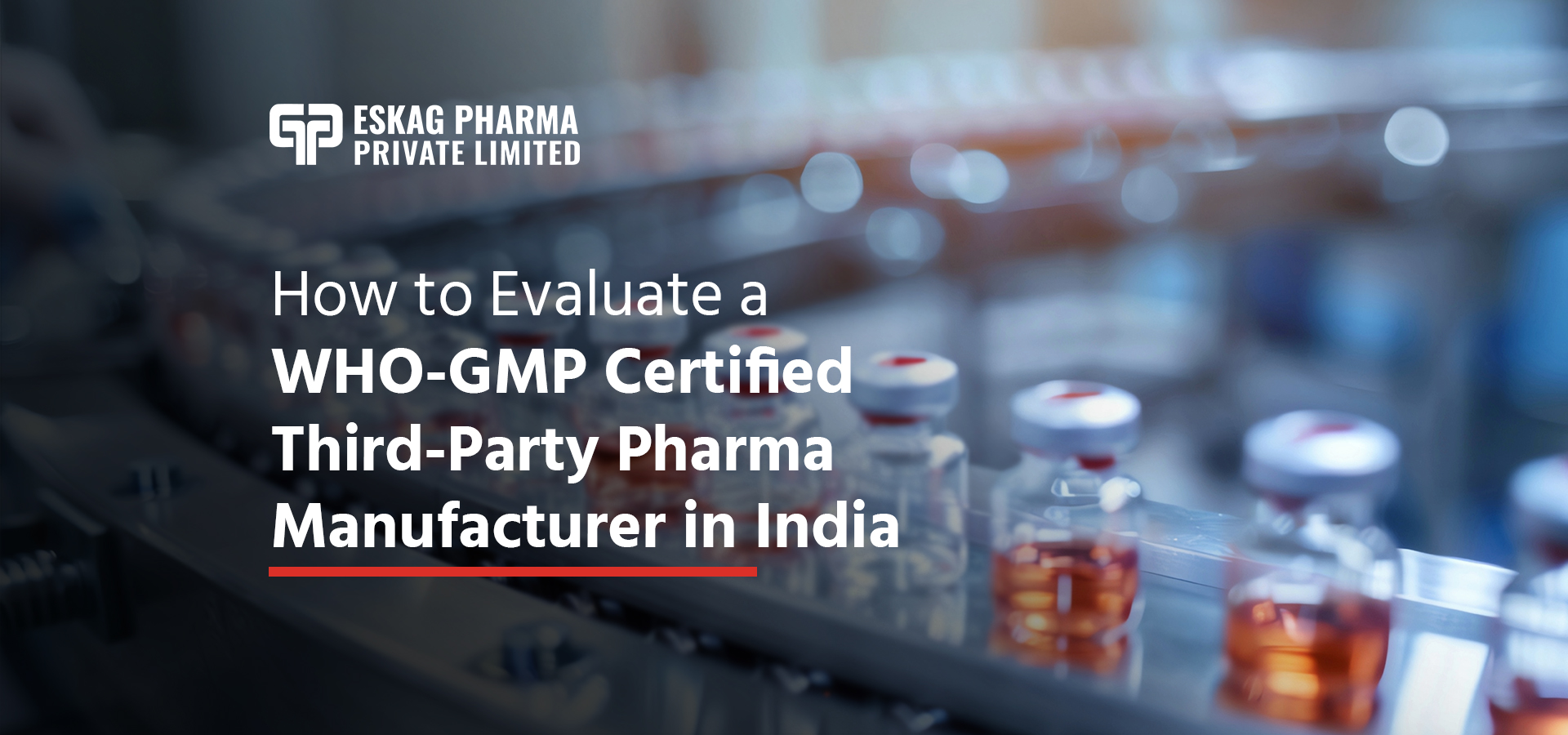 WHO-GMP third party pharma manufacturer facility in India